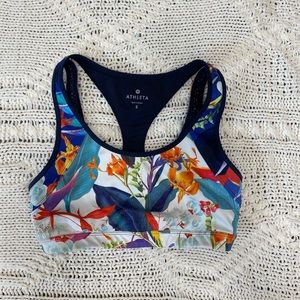 Athlete floral tropical Sports Bra